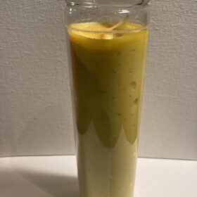 Yellow 7oz worship candle