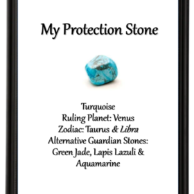 Taurus & Libra Protection Stone picture in a frame