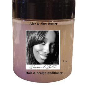 Aloe & Shea Butter Hair & Scalp Conditioner 4 oz, made in USA for all hair types