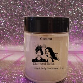 Coconut Hair & Scalp Conditioner 4 oz, made in USA for all hair types