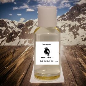 Courageous Rub on Body Oil 3 fl oz Men's Body Scents