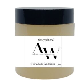 Honey Almond Hair & Scalp Conditioner 4 oz, made in USA for all hair types