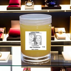 Lemon Grass Conditioner 4 oz, made in USA for all hair types