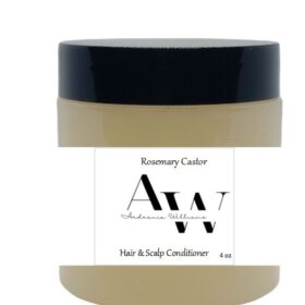 Rosemary Castor Hair & Scalp Conditioner 4 oz, made in USA for all hair types