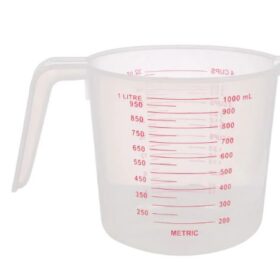 Large 4-Cup Capacity Clear Plastic Measuring Cups