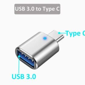 High-Speed LED USB 3.0 to Type C Adapter
