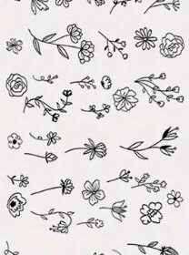 Flower Waterproof temporary tattoos
