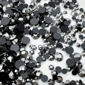 Flatback Nail Art Rhinestones, Round Nail Art Gemstones
