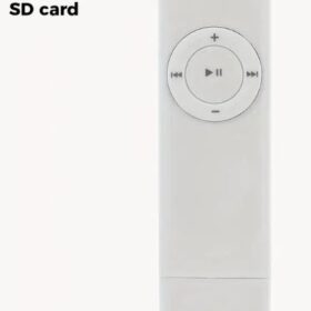 MP3 Player, Mini Music Player MP3 Player With USB Flash Drive, Portable HiFi Lossless Sound MP3 Music Player (Without SD Card) White (Copy)