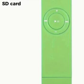 MP3 Player, Mini Music Player MP3 Player With USB Flash Drive, Portable HiFi Lossless Sound MP3 Music Player (Without SD Card) LIME GREEN