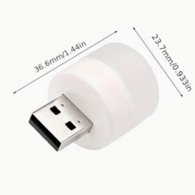 1 PC Mini USB Night Light Warm White Eye Protection Book Reading Light