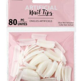 Sassy+Chic Artificial White Nail Tips, 80-ct.