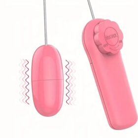 Multi-Frequency Wired Clitoral Nipple Stimulation Jump Egg Vibrator!