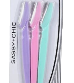 Sassy & Chic Eyebrow Razors 3 pc