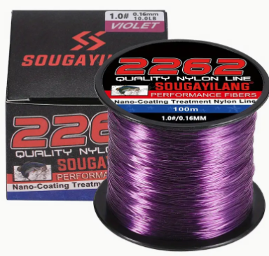 Ultra-Durable Nano-Coated Nylon Line SIZE: 10LB/0.16MM (catch weight)